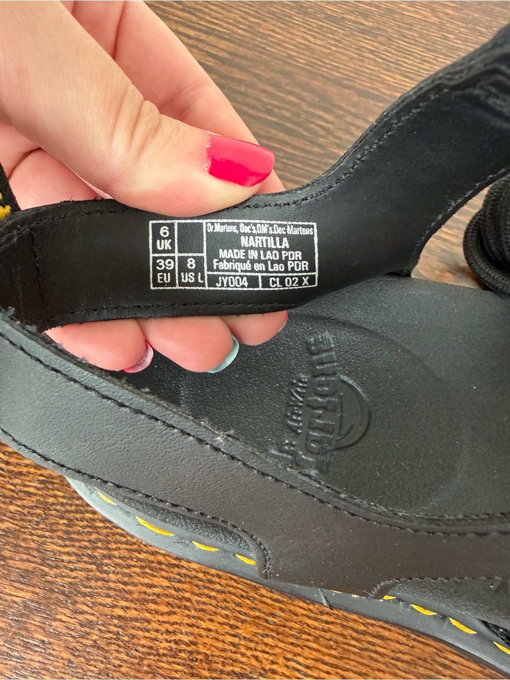 Dr. Martens Nartilla Tie Up Gladiator Sandals - Picture 10 of 13